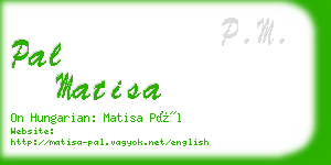 pal matisa business card